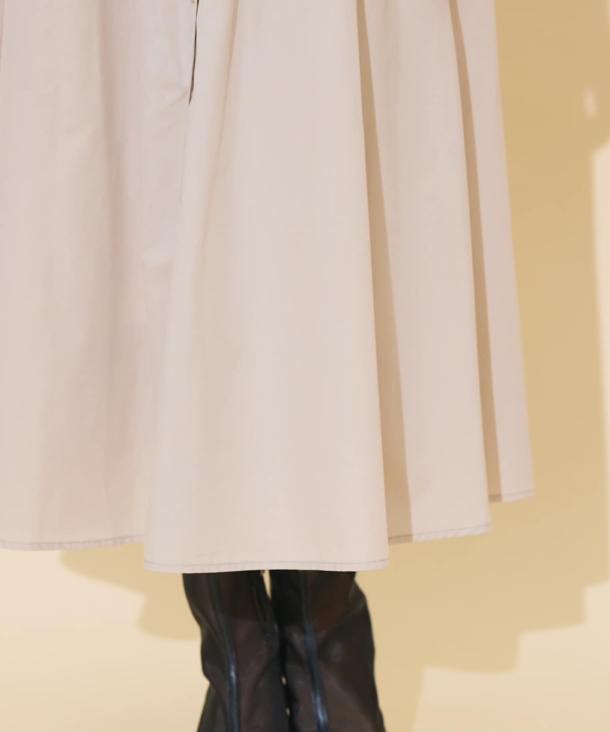 ビスチェレイヤードタックシャツワンピース