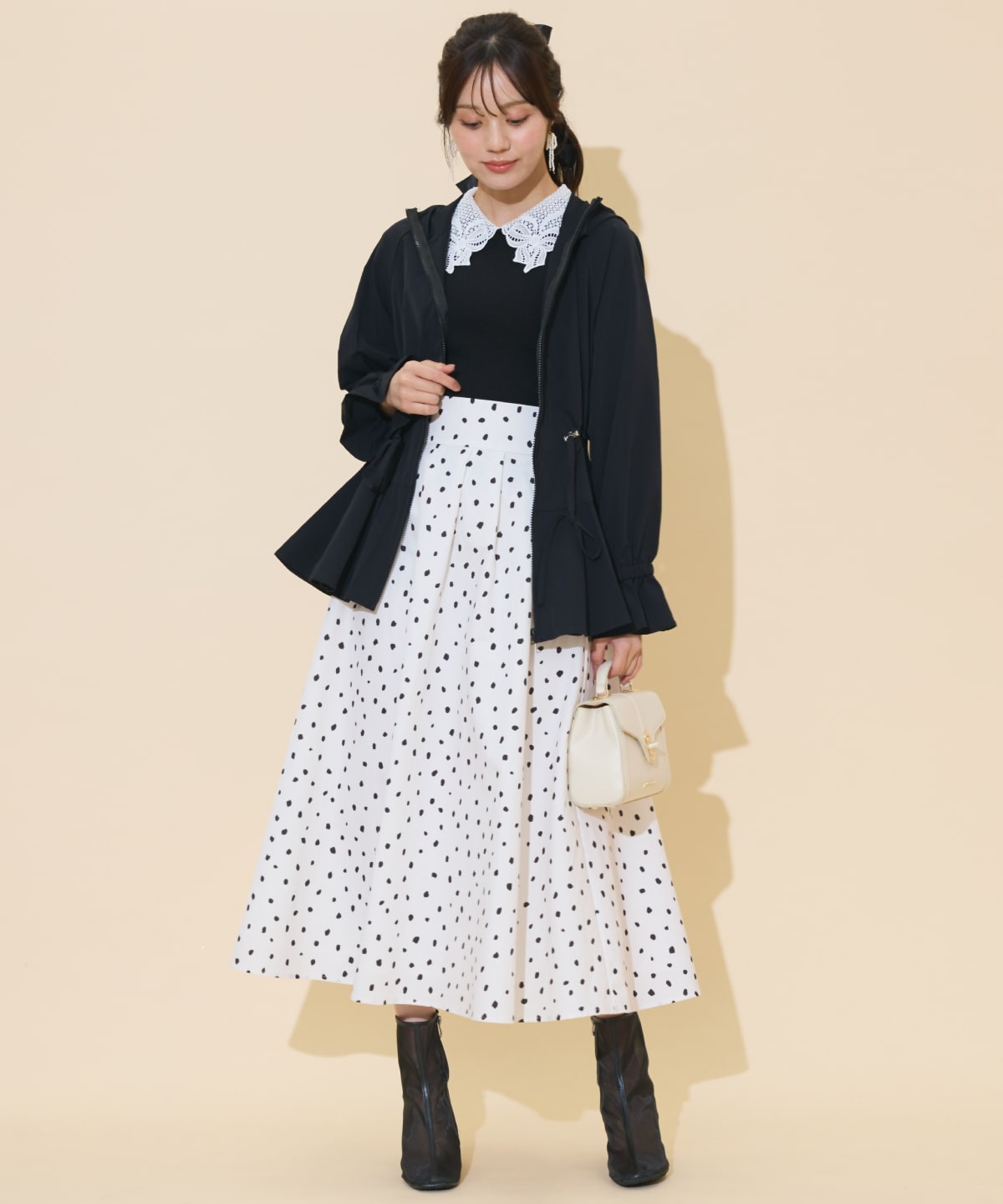 UVカットペプラムブルゾン