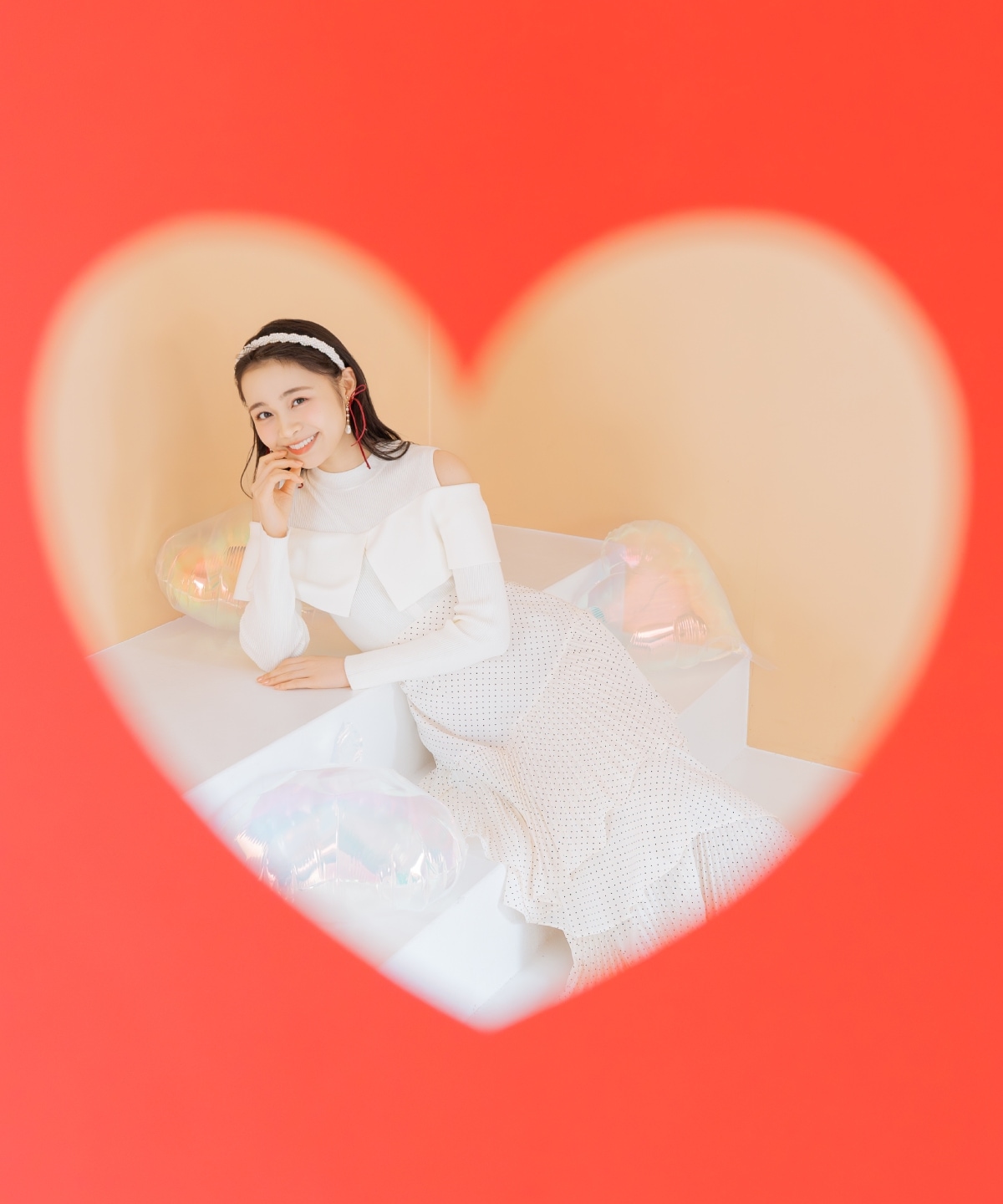 プリーツシフォンティアードスカート