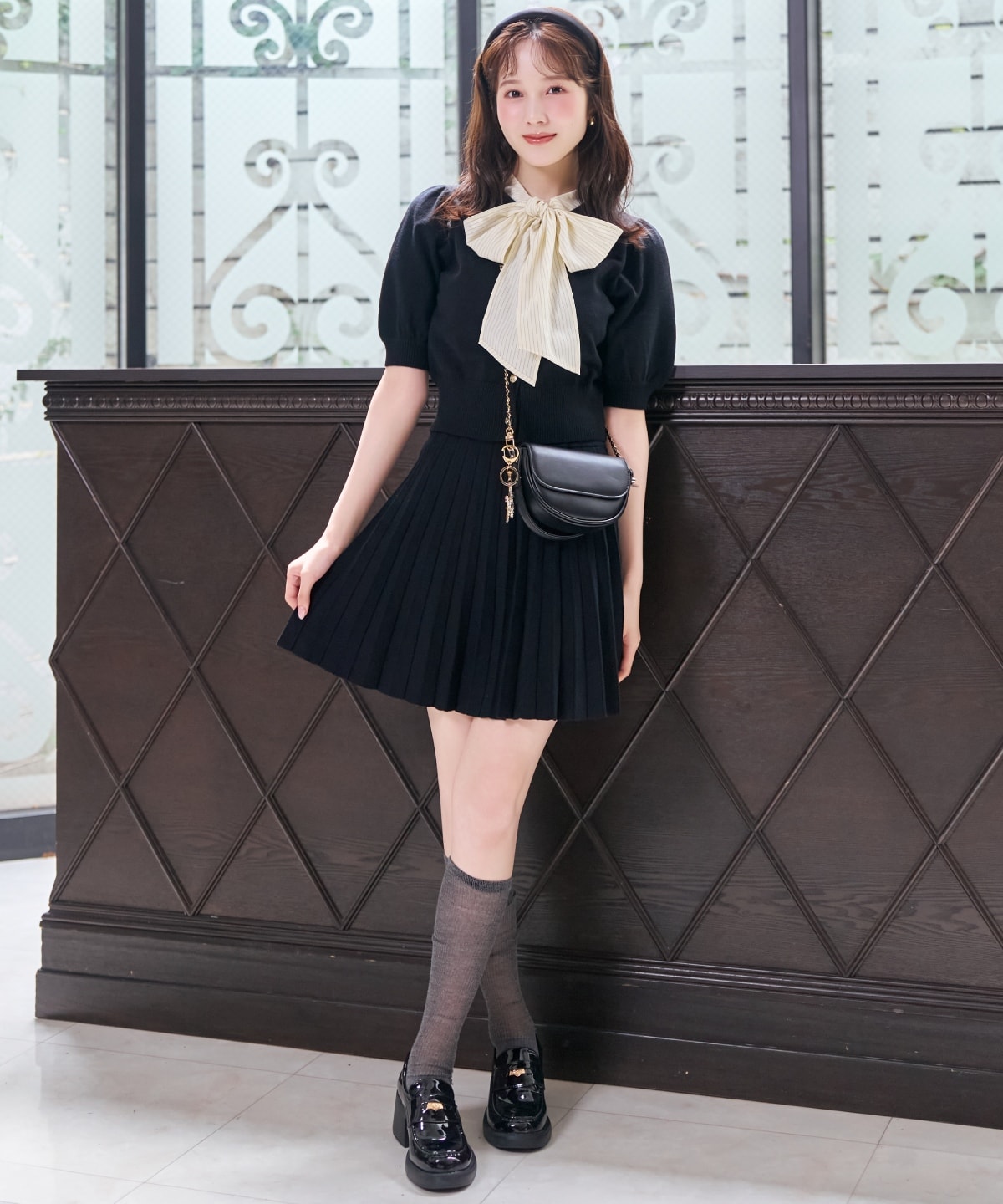 【9/10(thu)10時発売】プリーツニットスカート