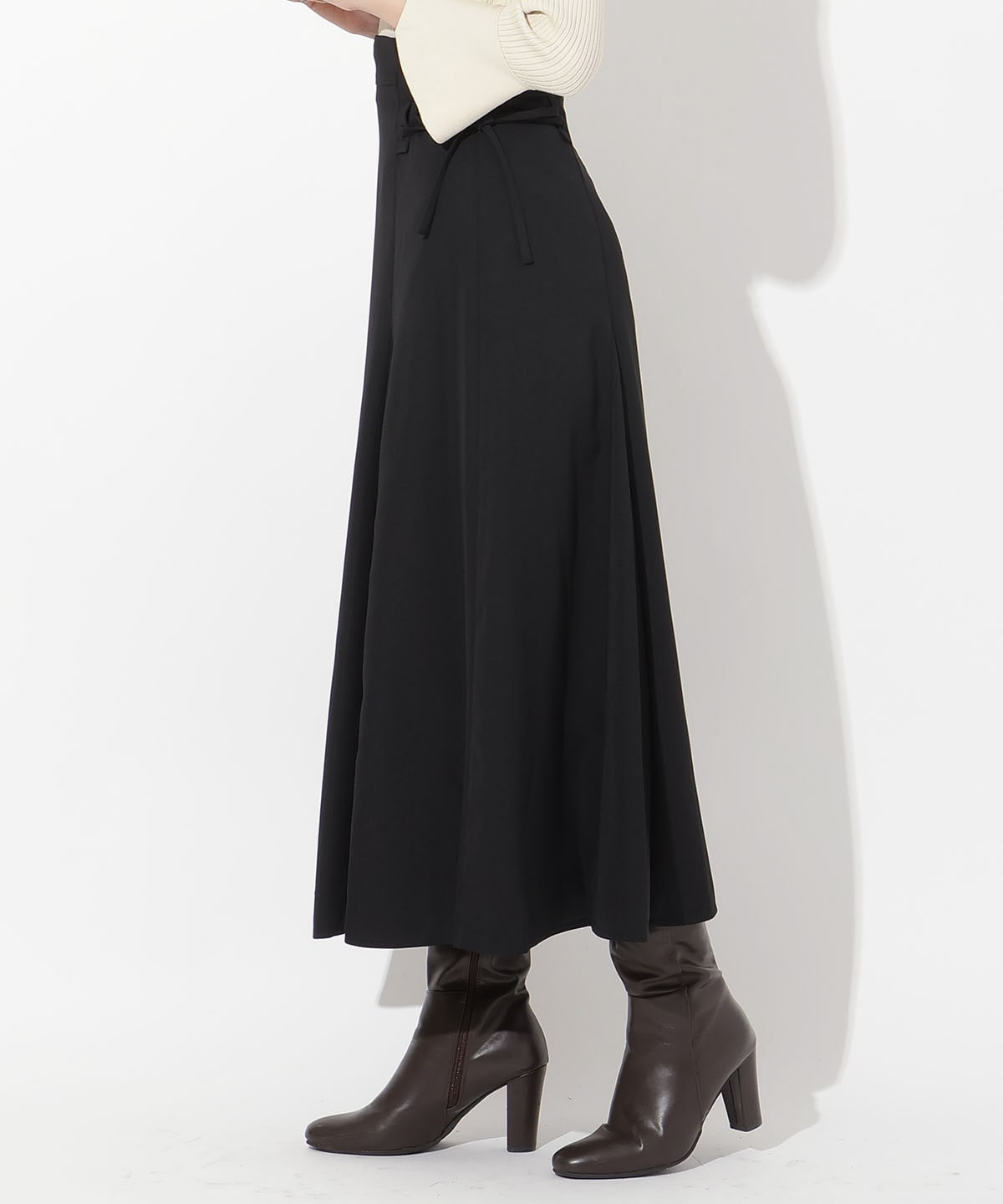 サイドレースアップフレアスカート