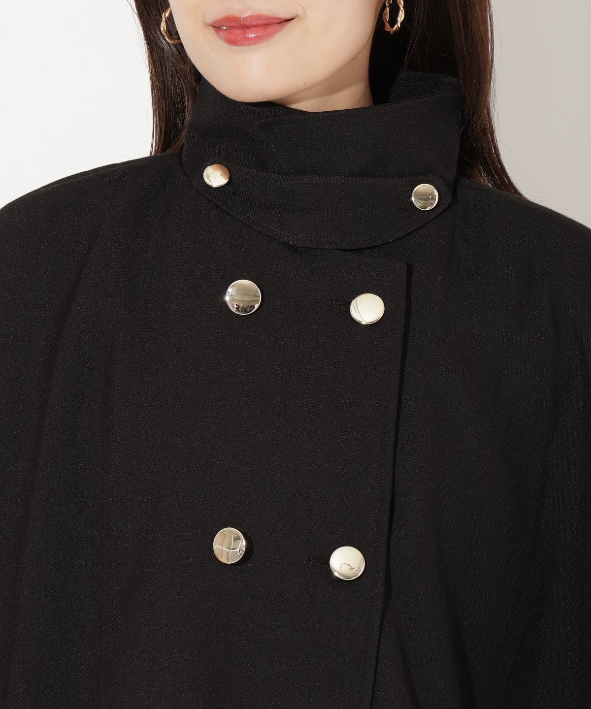 ショートケープジャケットコート