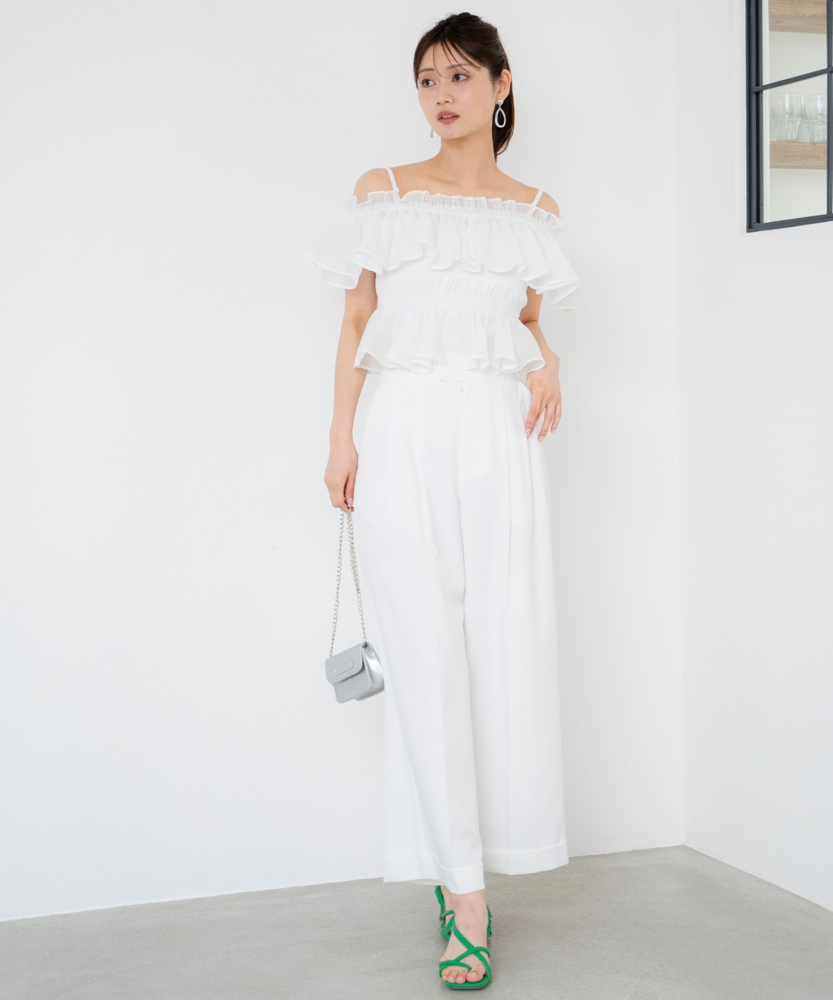 2タックワイドパンツ