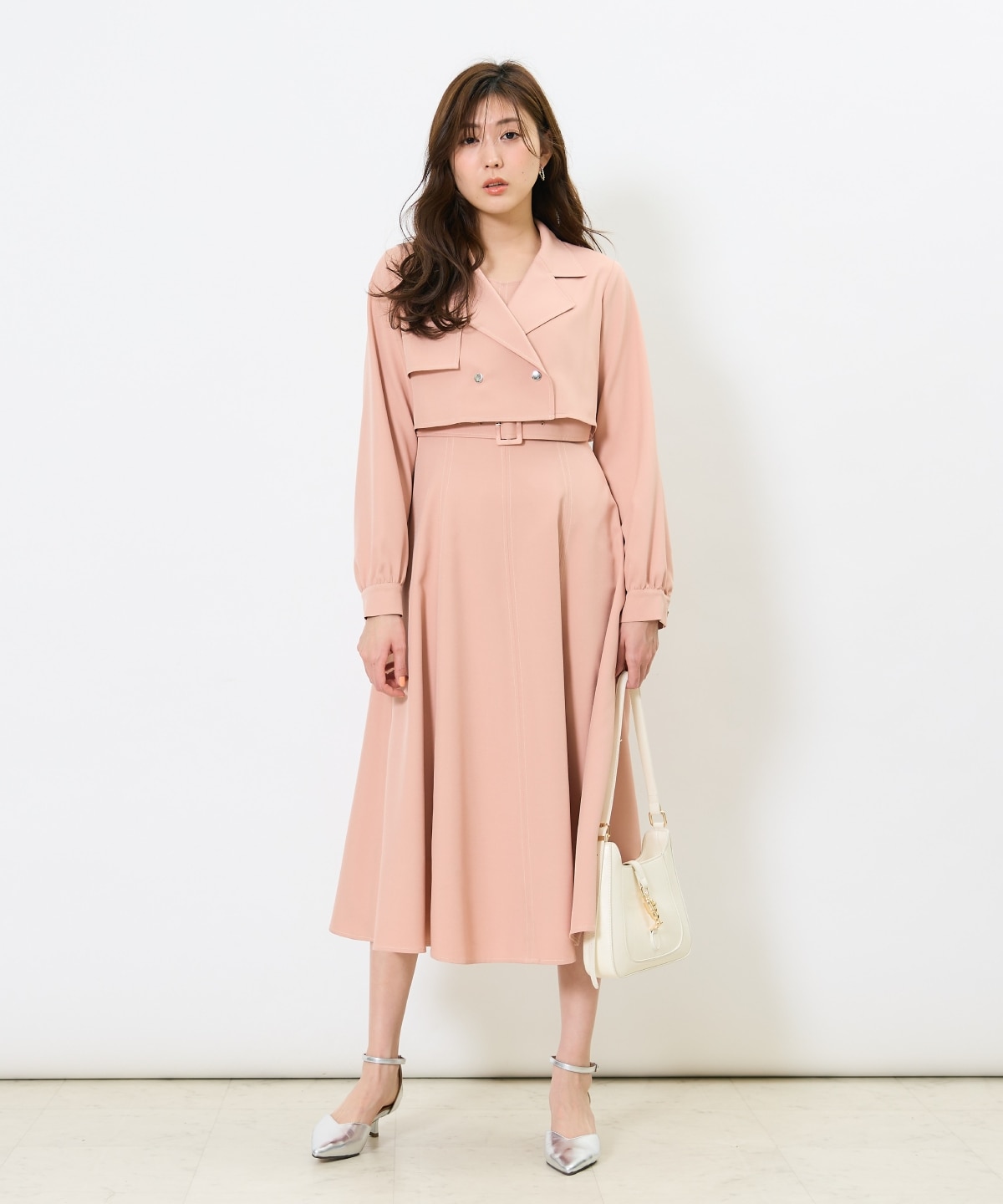 トレンチライクアンサンブルワンピース