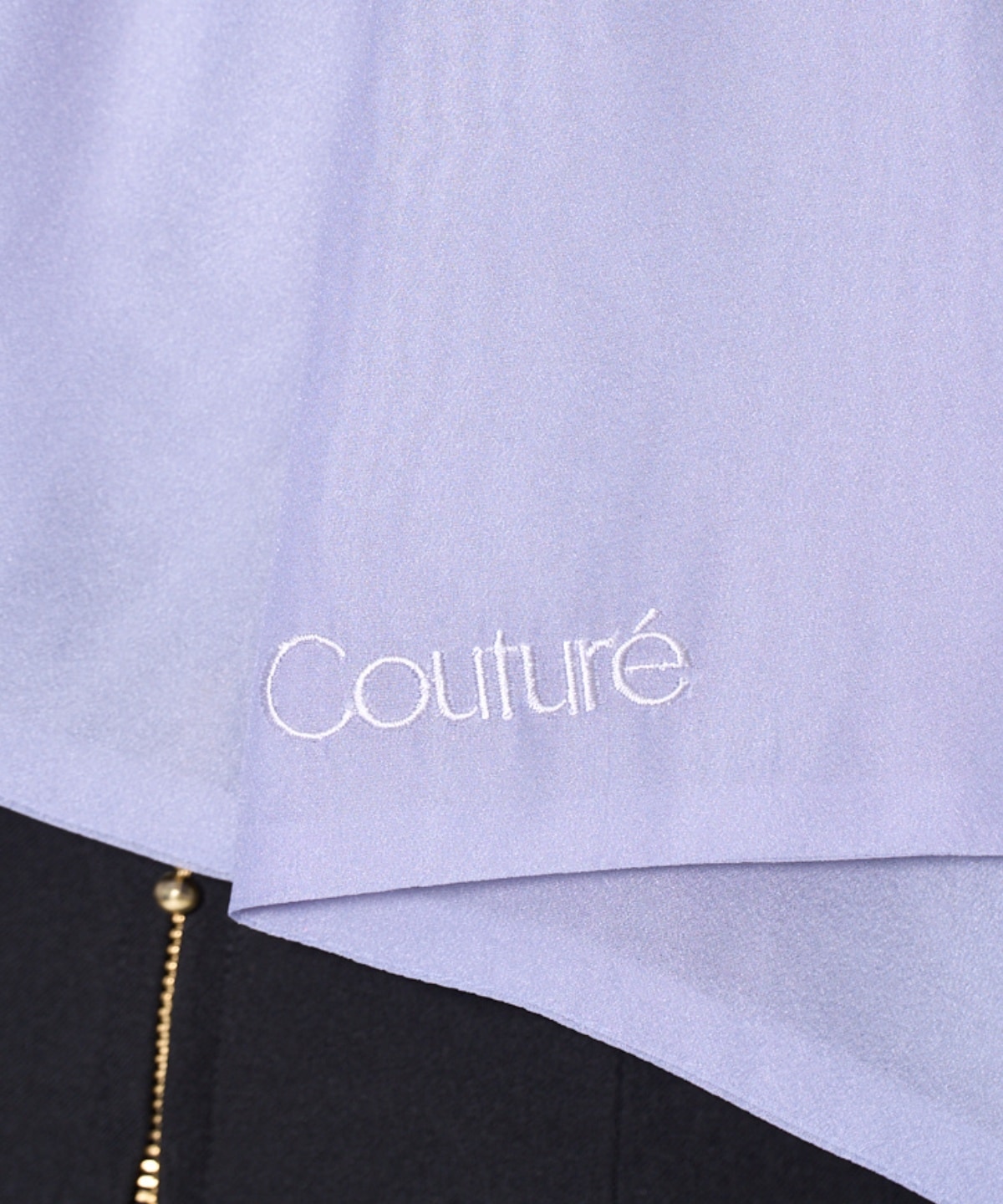 バタフライリボンシアー長袖ブラウス