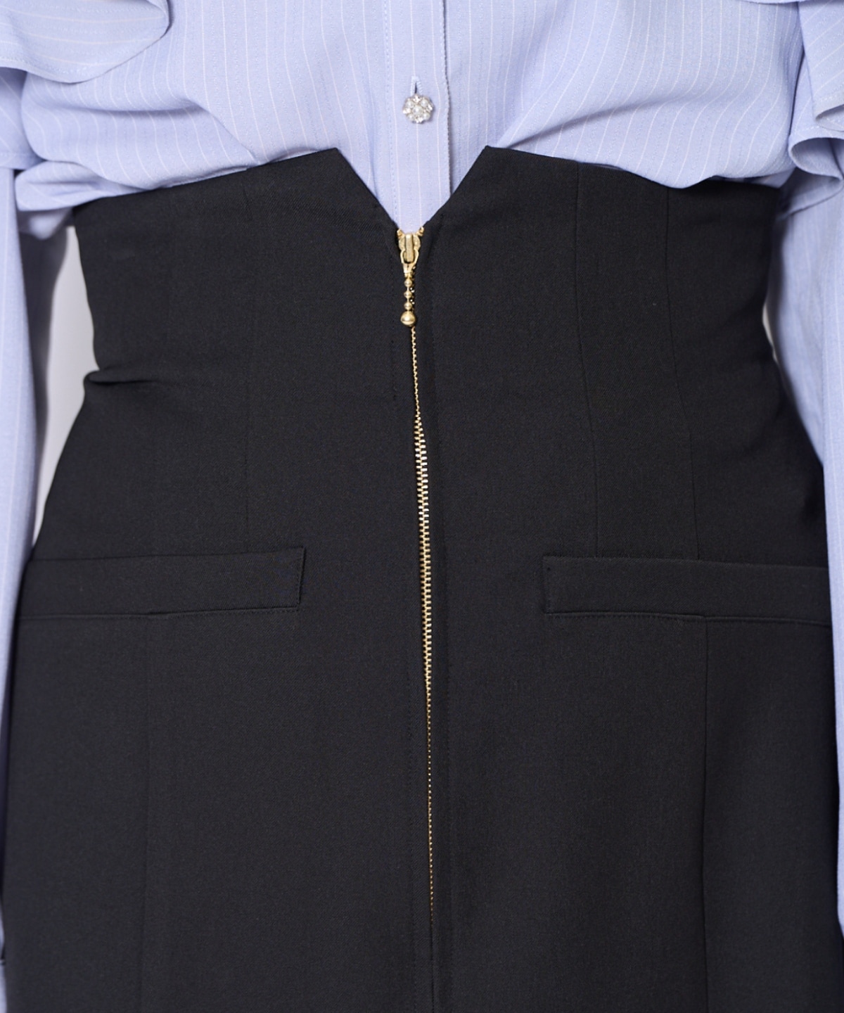 フロントZIPマーメイドスカート