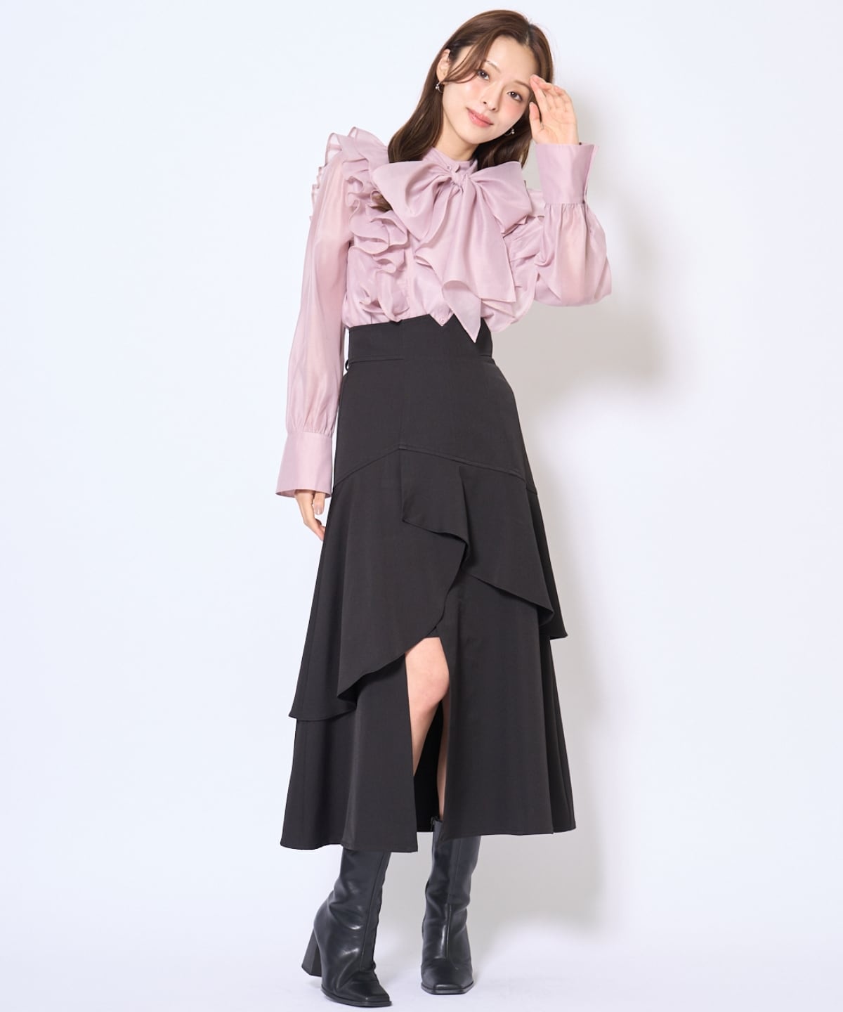 インナーミニティアードスカート