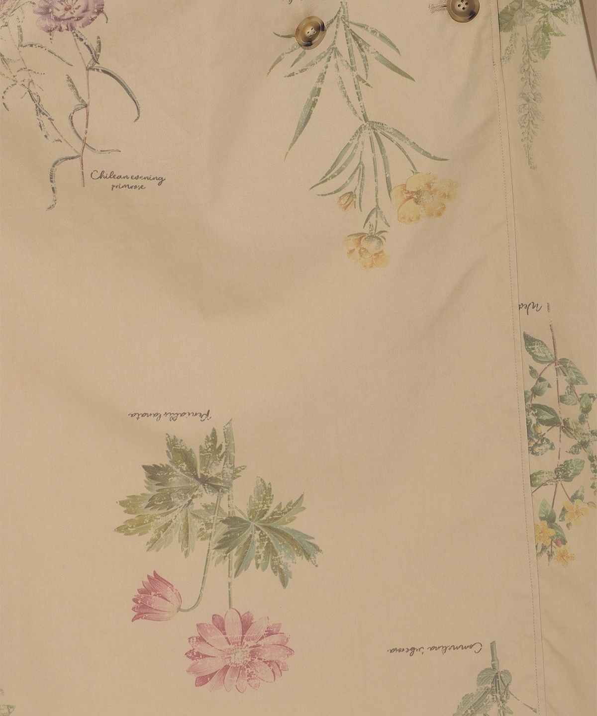 オータムフラワートレンチジャンスカ