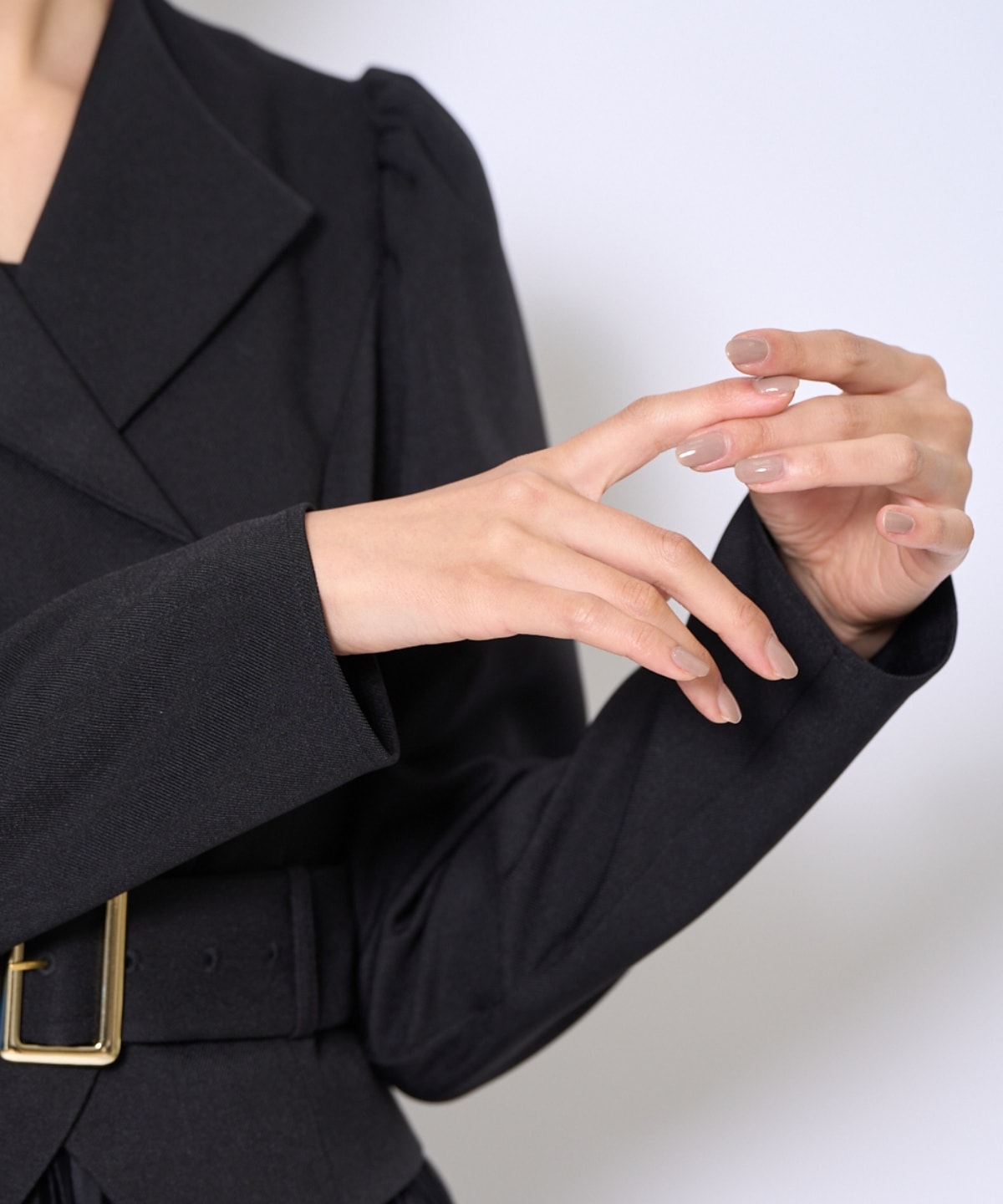 プリーツレイヤードワンピース