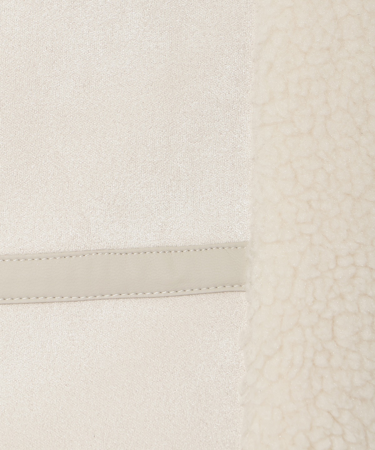 ムートンボアライダースブルゾン