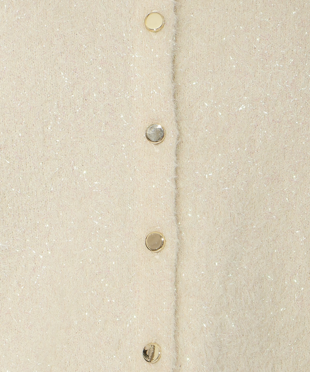 ラメシャギーニットカーディガン