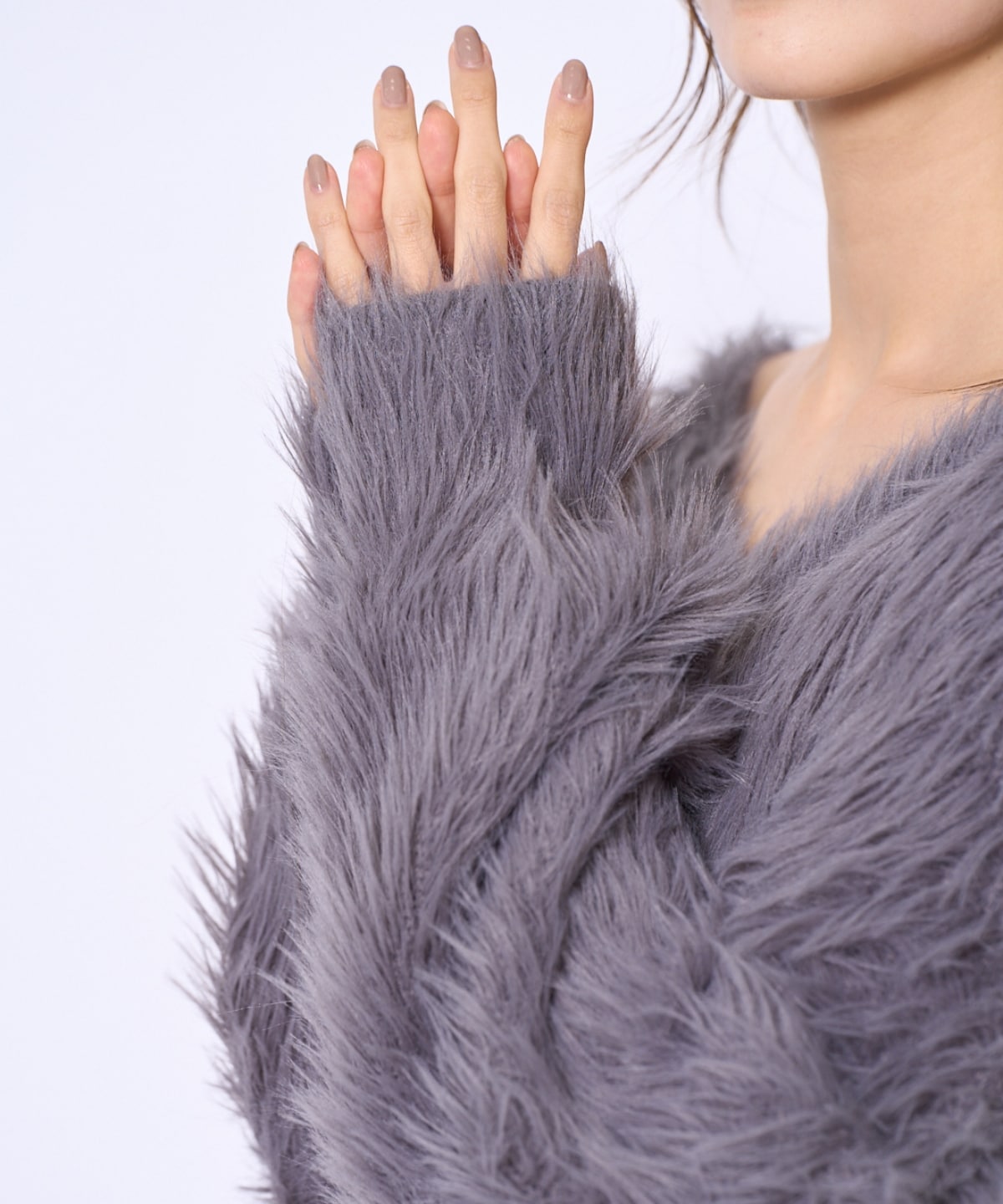 ロングフェザープルオーバー