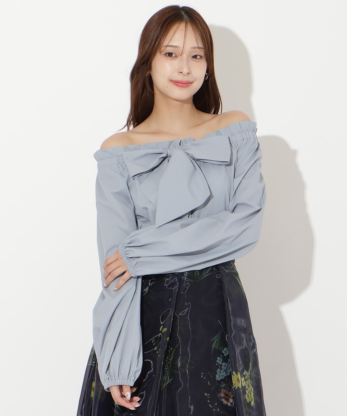 【先行予約受付中】ドロストボウタイ2WAYブラウス