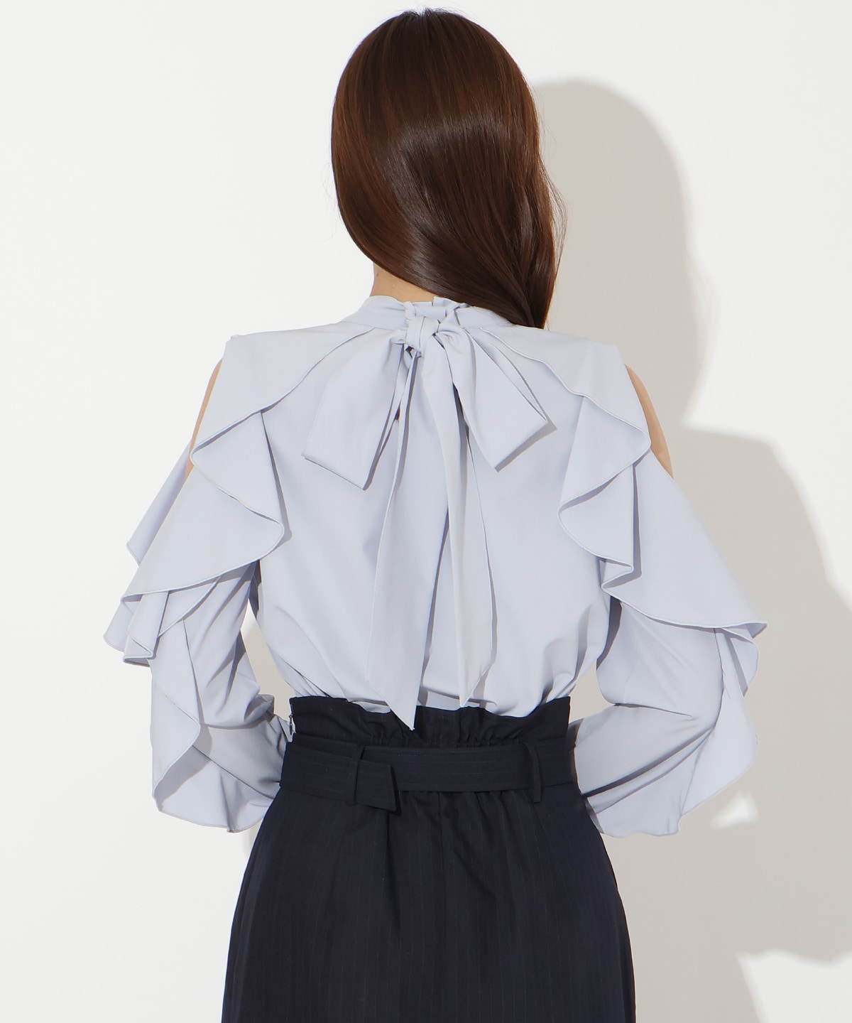 【先行予約受付中】フリルボウタイブラウス