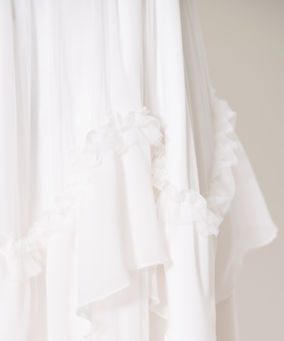 ティアードチュールスカート