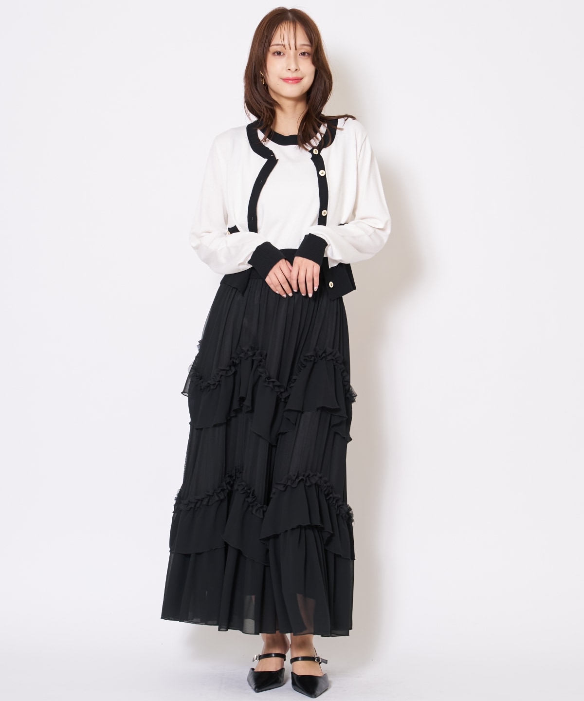 【先行予約受付中】ティアードチュールスカート