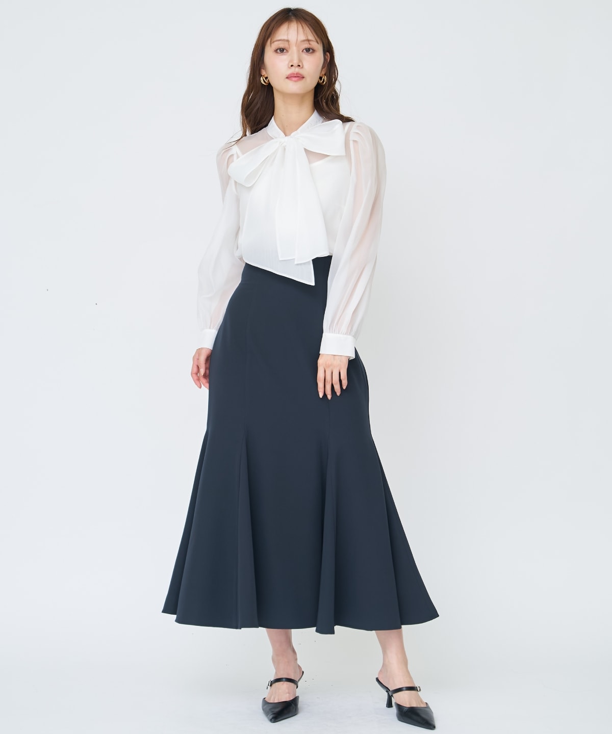 【先行予約受付中】バックレースアップマーメイドスカート