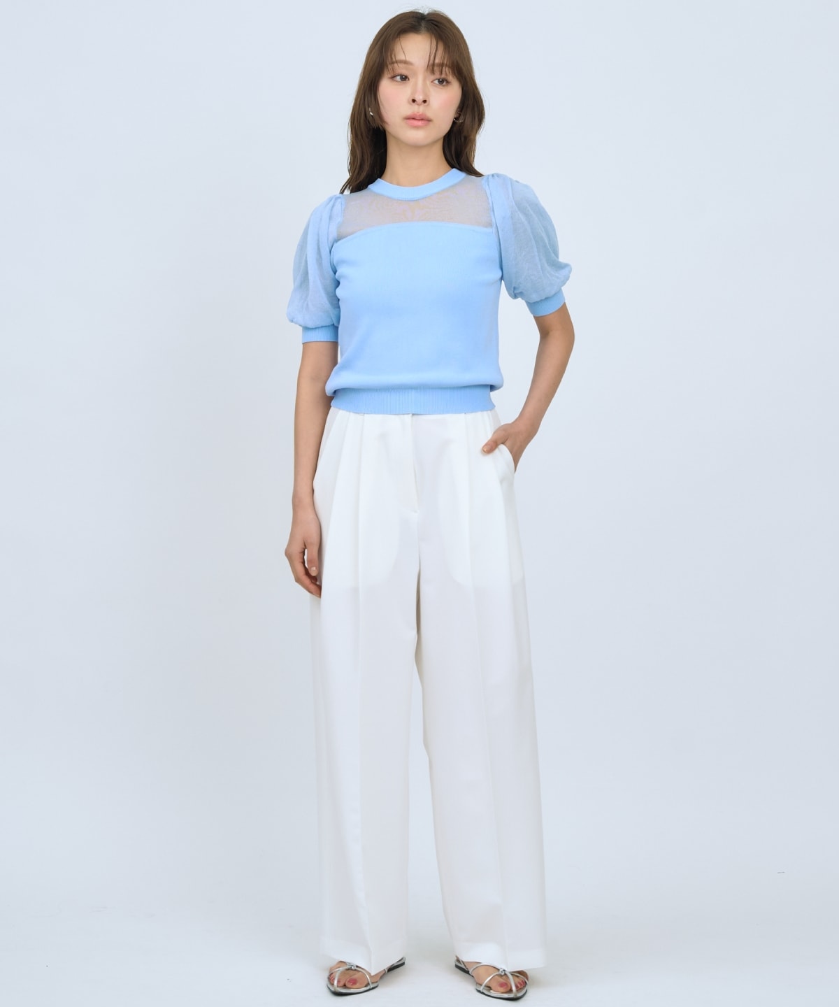 【先行予約受付中】2タックワイドパンツ