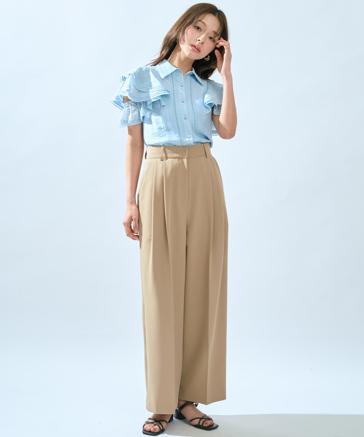 【先行予約受付中】2タックワイドパンツ