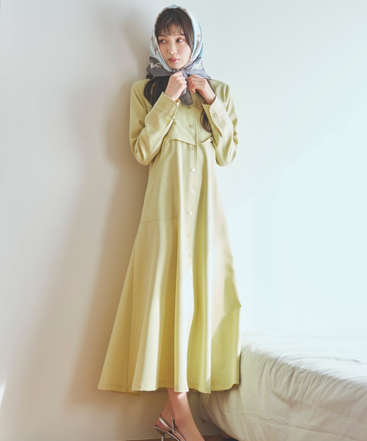 サファリシャツワンピース