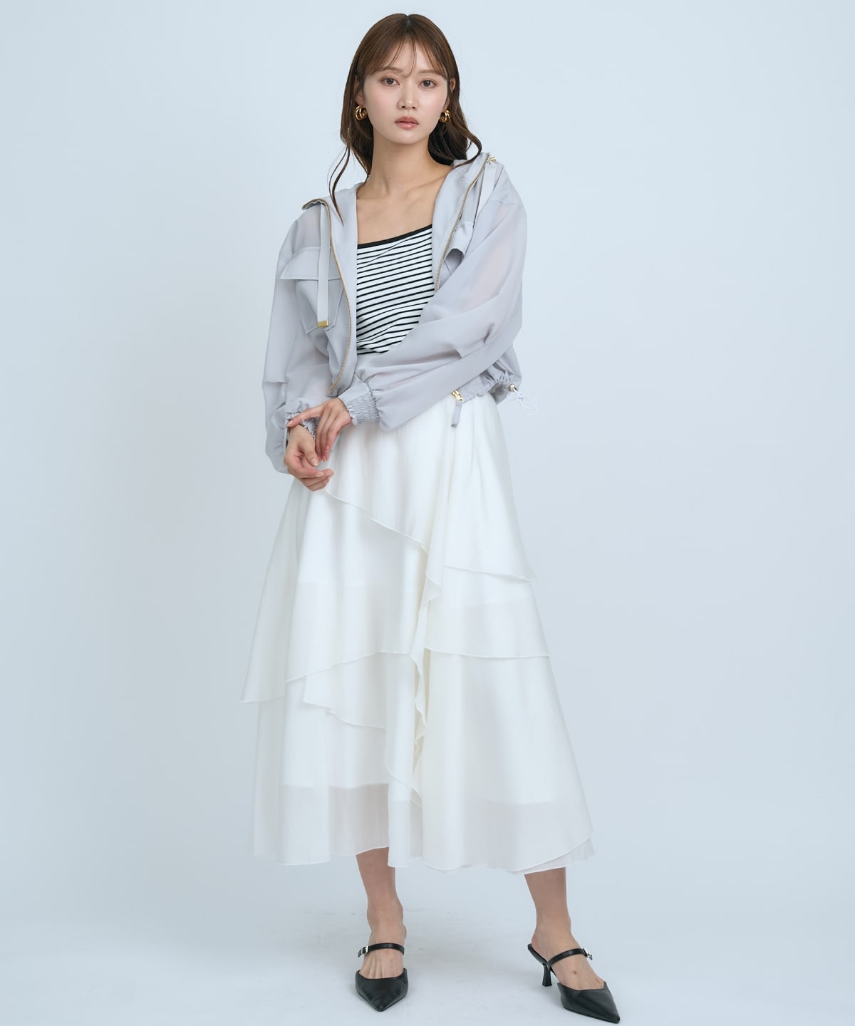 【先行予約受付中】シアーフーディーブルゾン