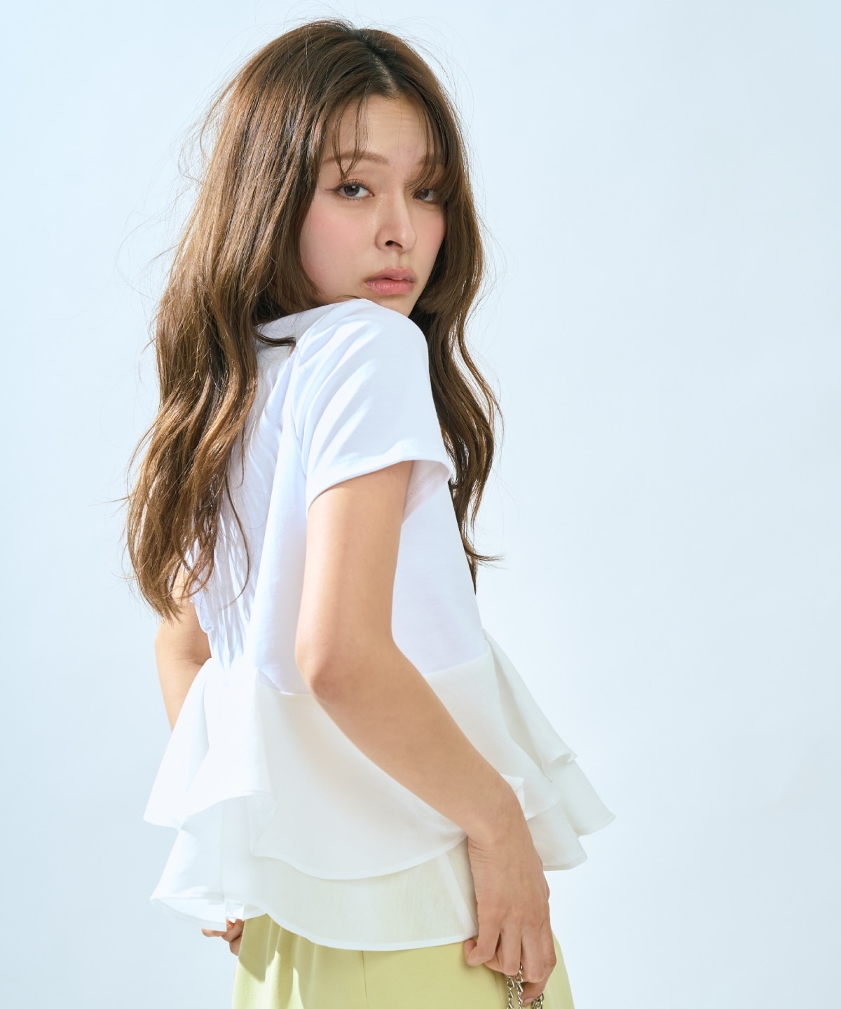 【先行予約受付中】ペプラムカットトップス