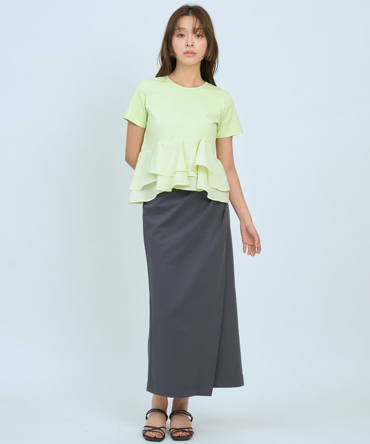 【先行予約受付中】ペプラムカットトップス