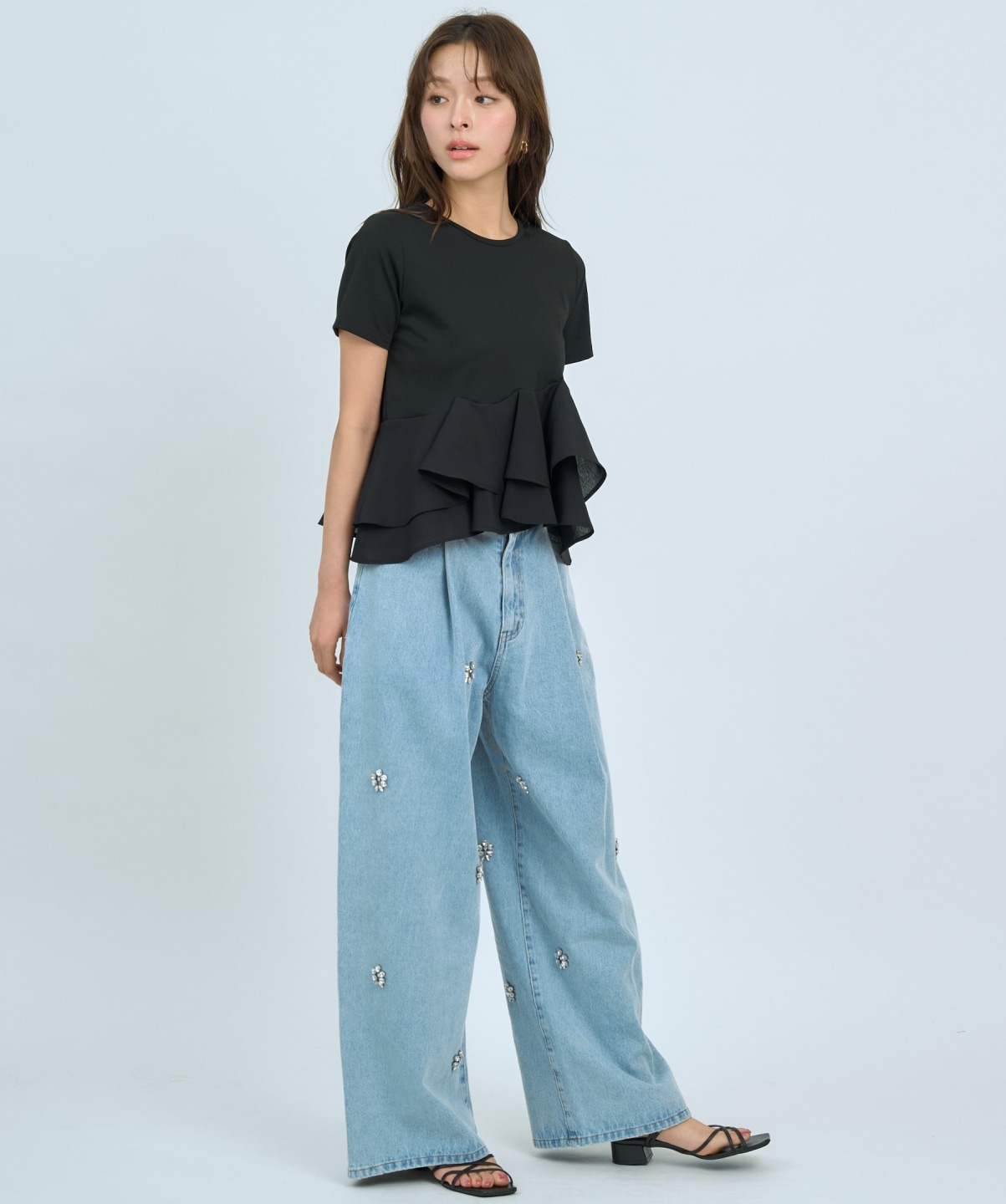 【先行予約受付中】ペプラムカットトップス