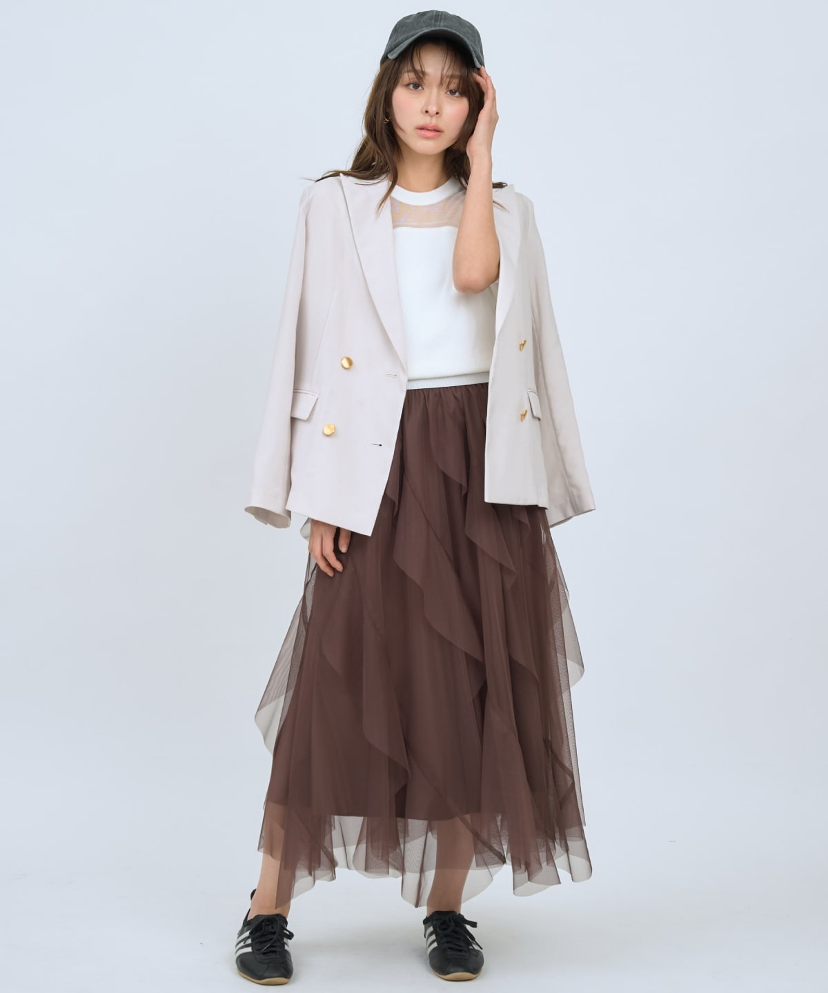 【先行予約受付中】シアーニットクルーネックプルオーバー