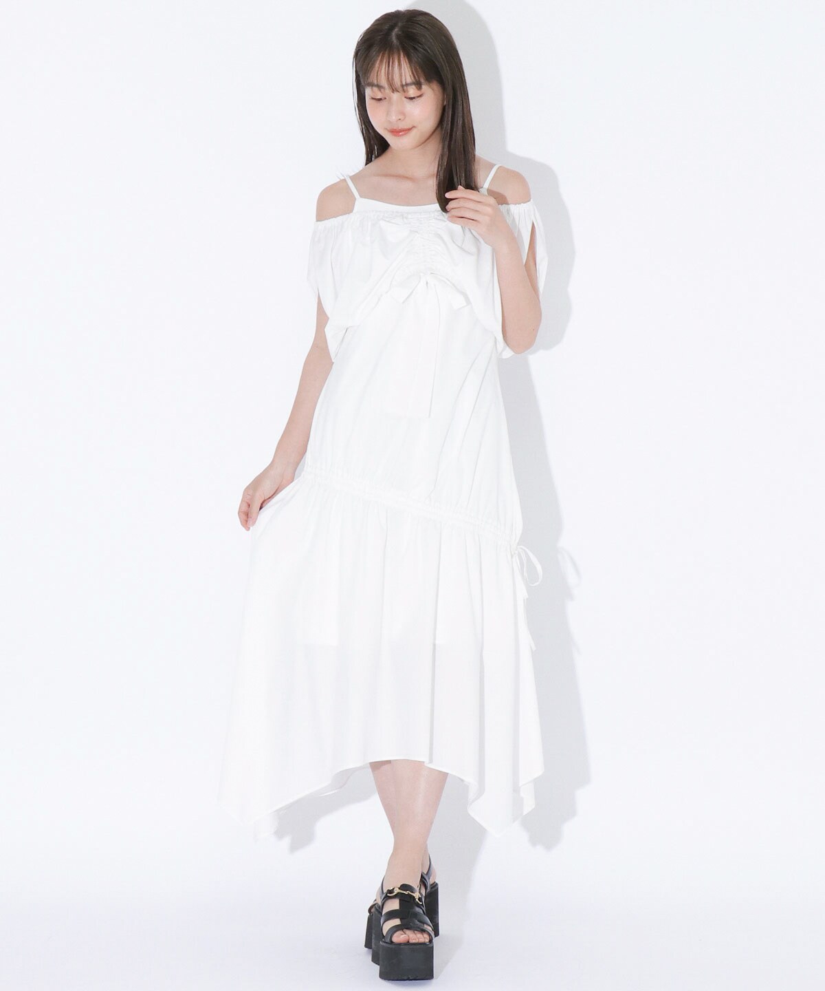 シャーリングアンサンブルワンピース F オフ Redyazel 公式オンラインショップ バーンデストローズ