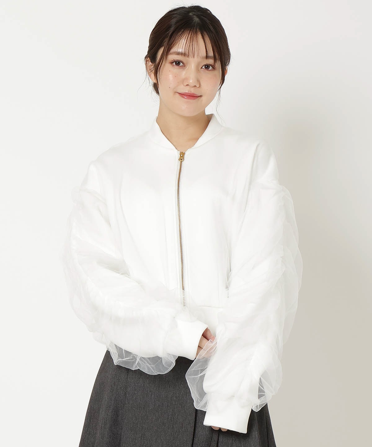 チュールレイヤードMA-1