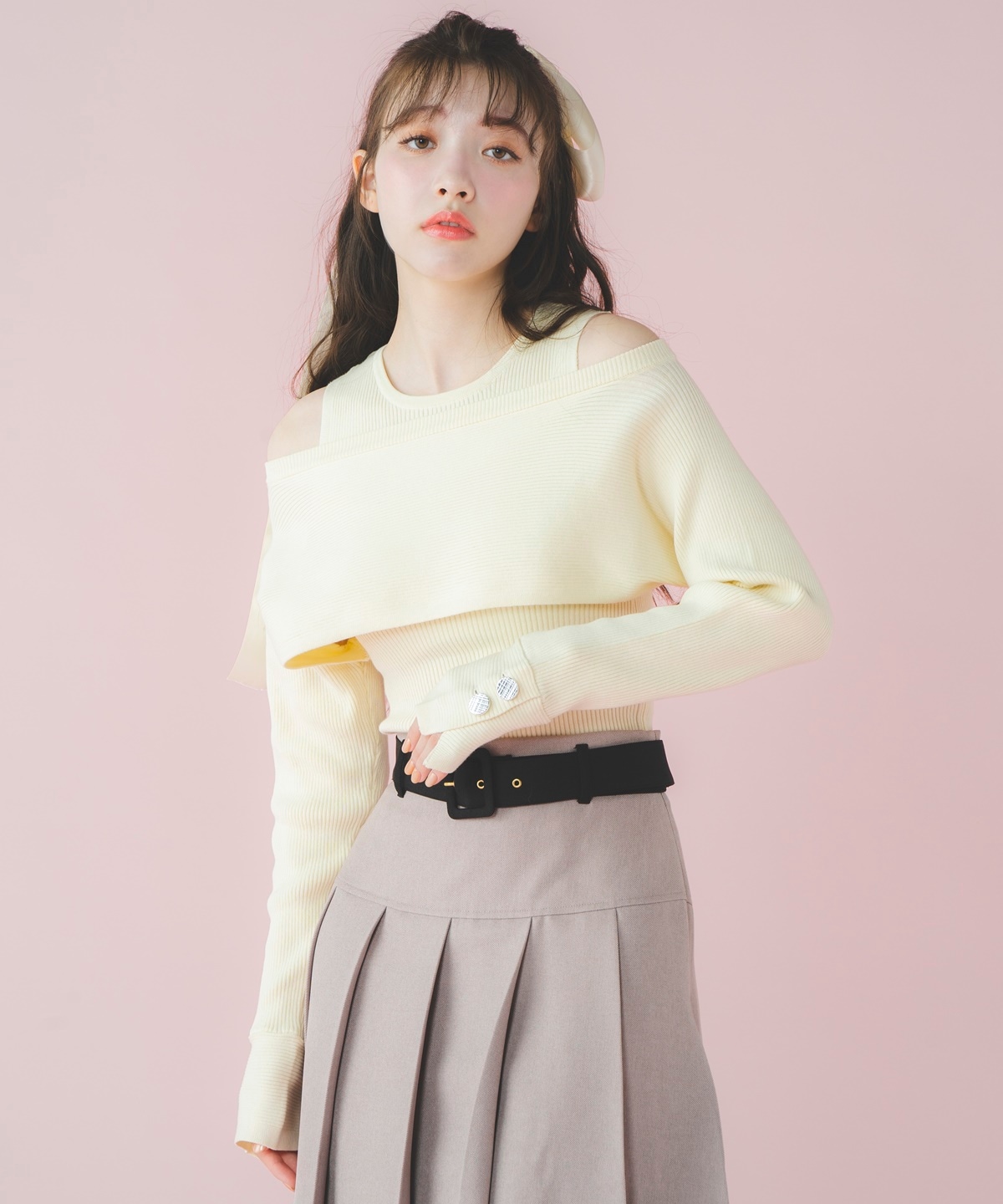 ニットセットトップス