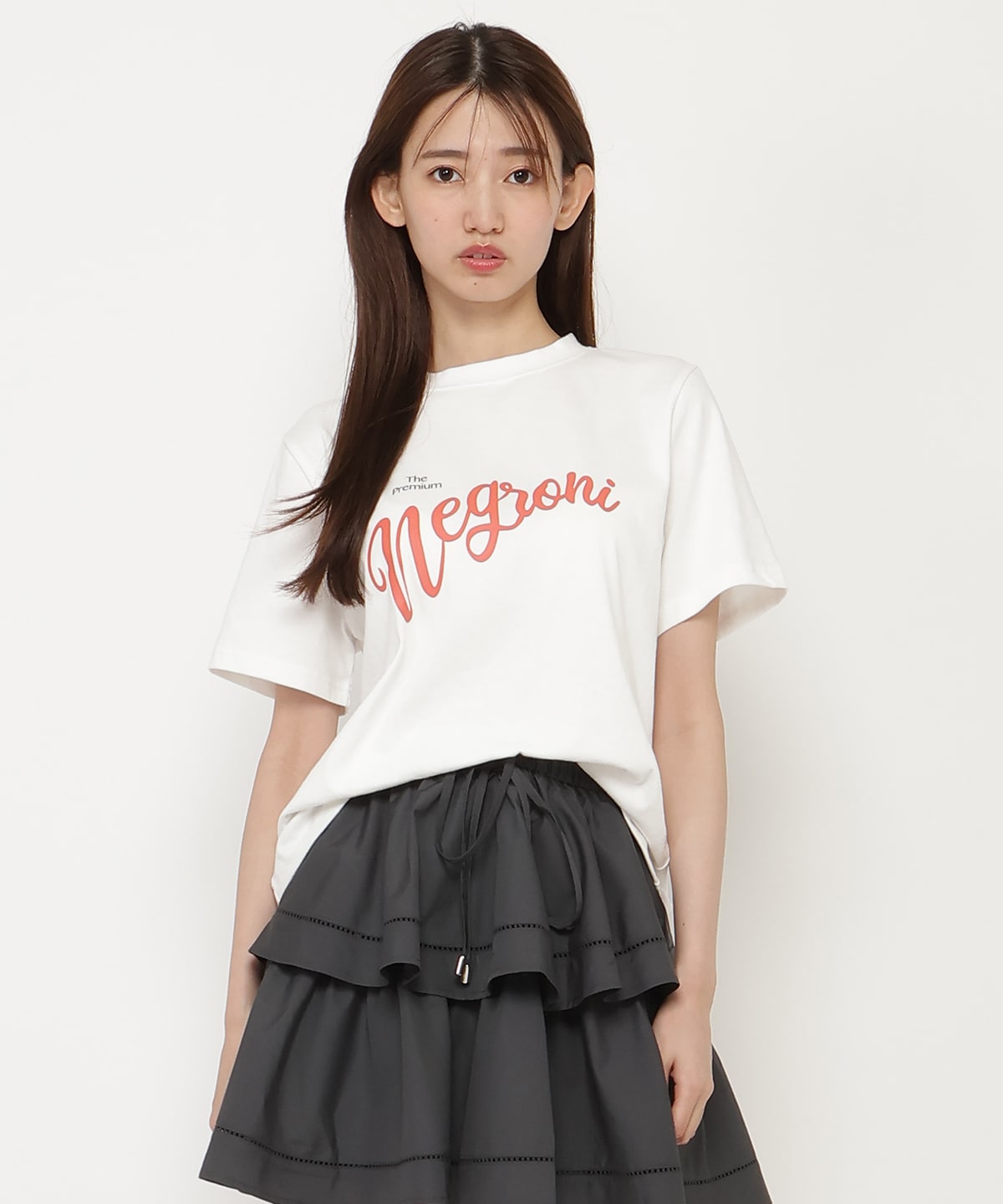 Negroni ロゴプリントＴシャツ