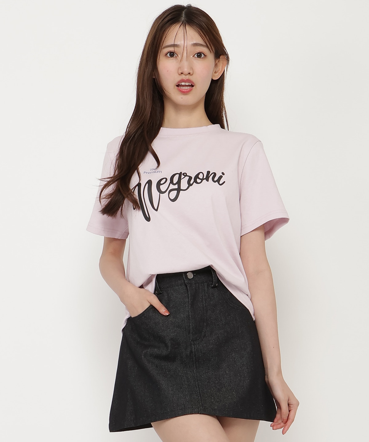 Negroni ロゴプリントＴシャツ