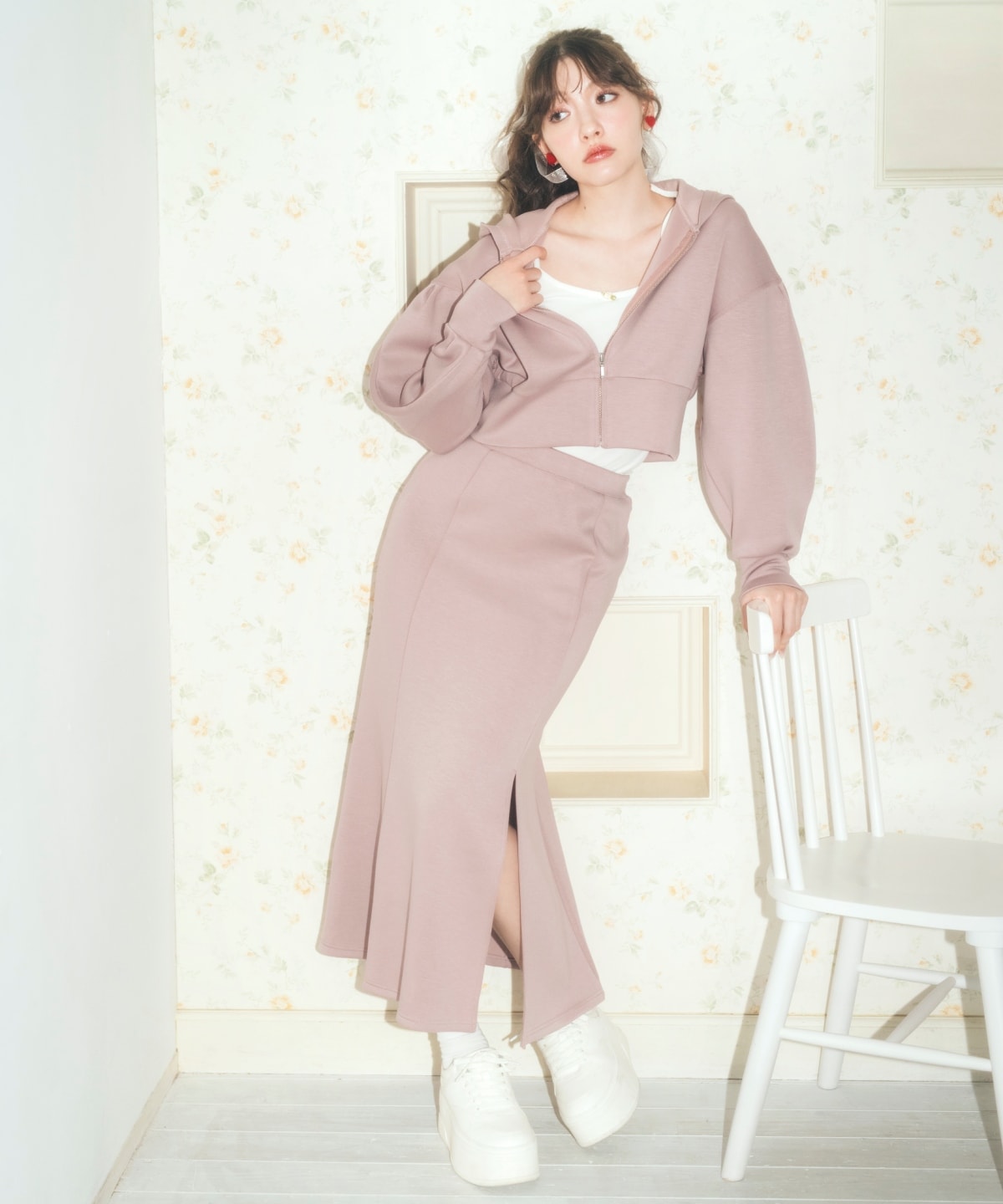 【セットアップ可能】ダンボールマーメイドロングスカート