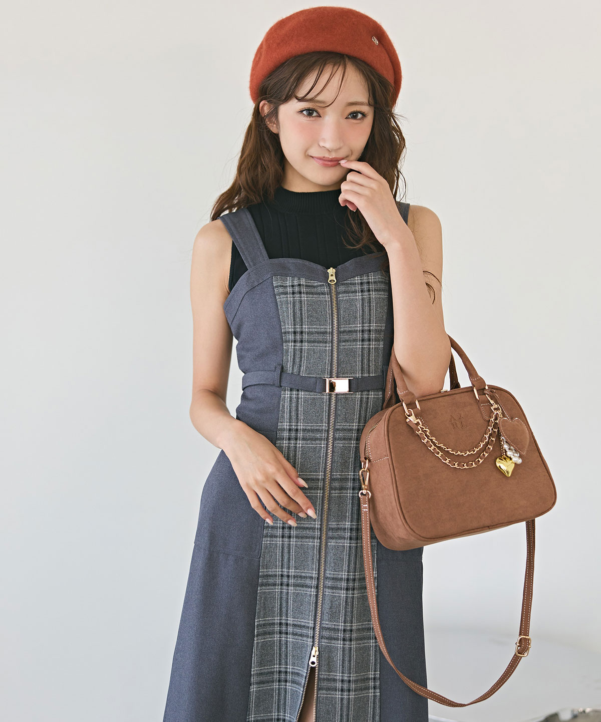 チャーム2WAYスクエアバッグ