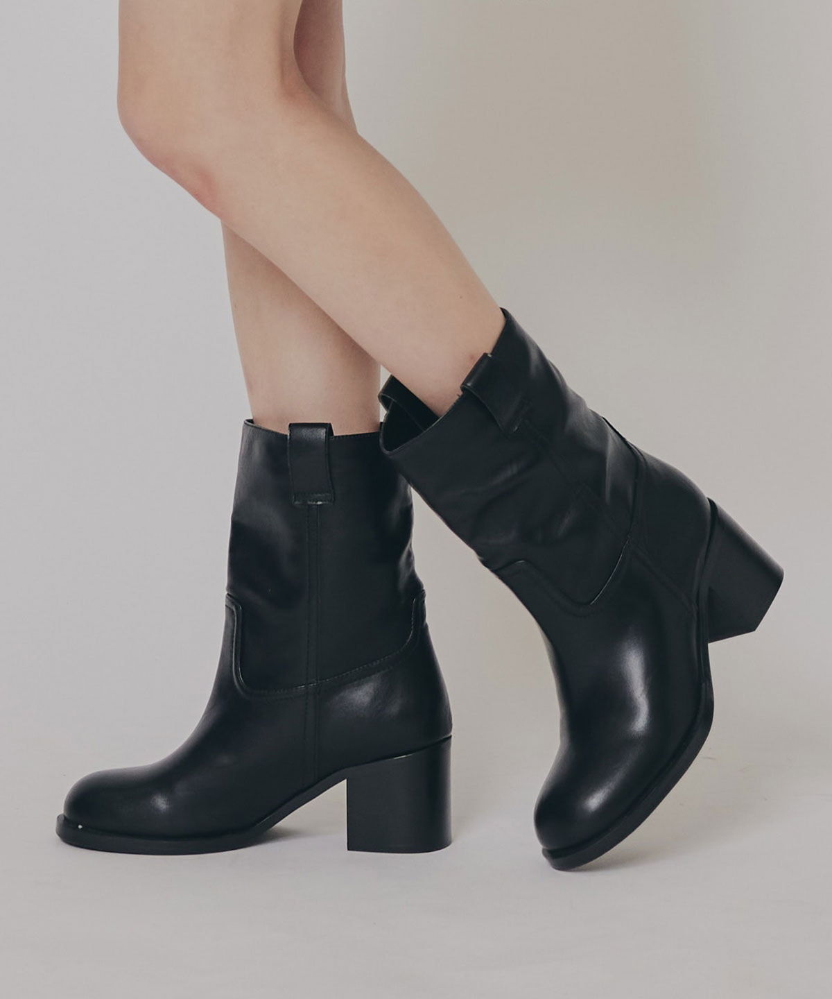 ウエスタンライクショートブーツ