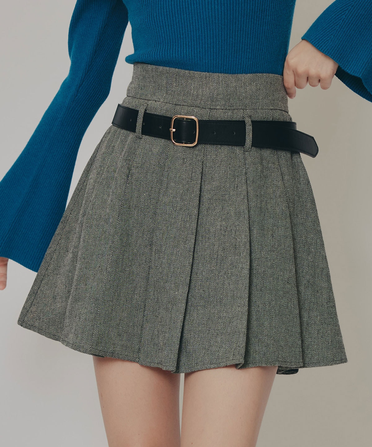 ローベルトプリーツミニスカート