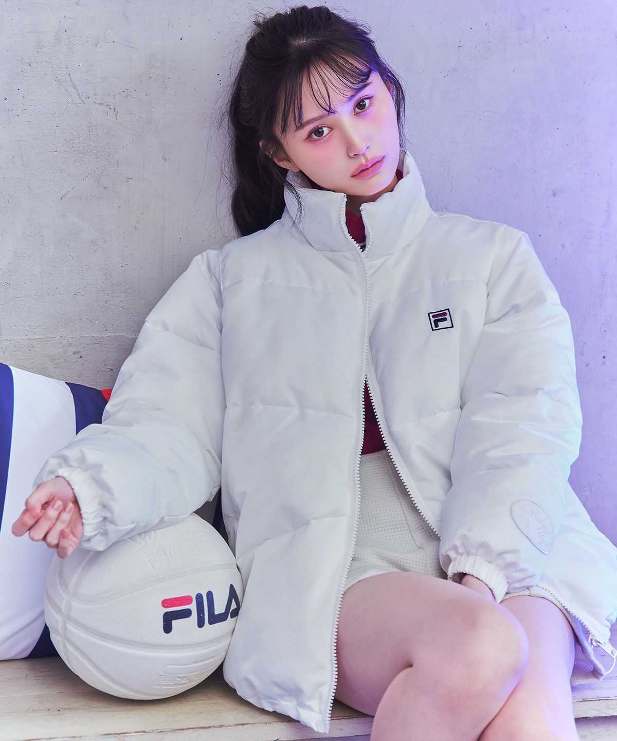 ［FILA×REDYAZEL］2WAYフェイクダウンジャケット