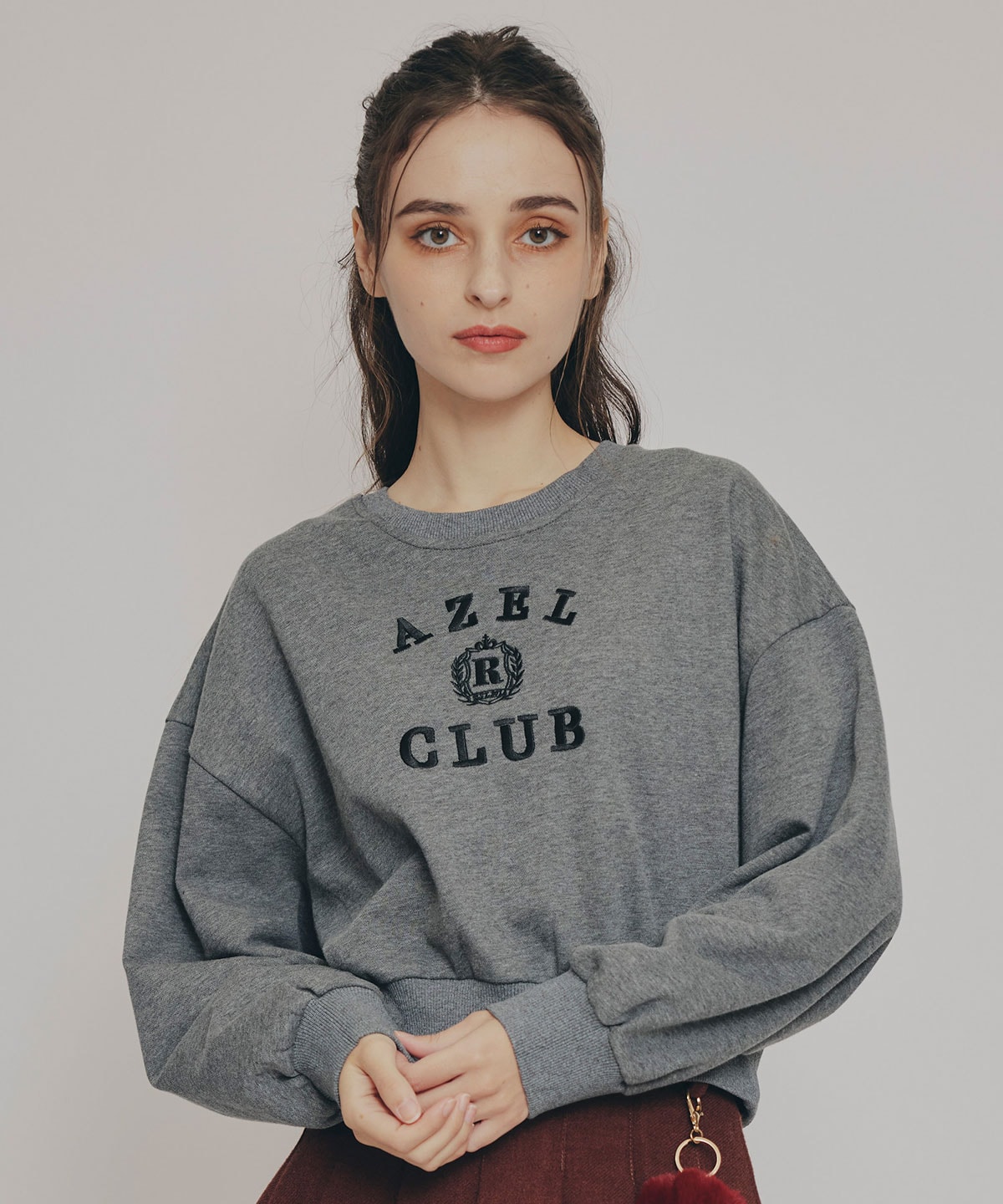 アゼルクラブカレッジロゴスウェットプルオーバー