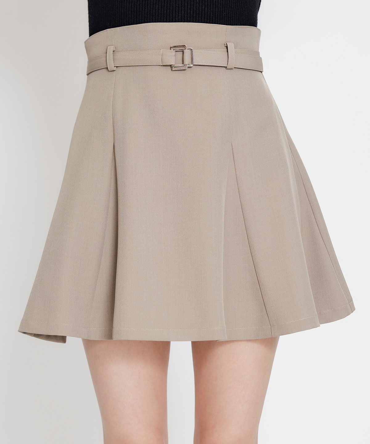 【セットアップ可能】ベルトチューリップミニスカート