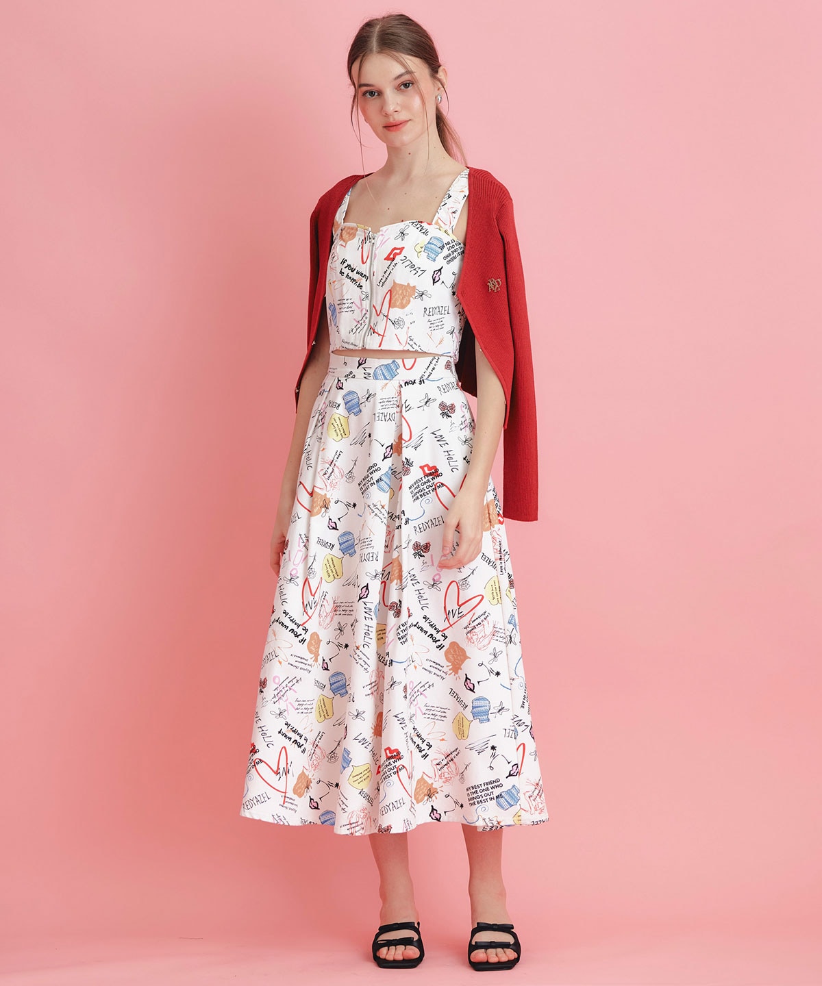 【LoveArt Series】LoveArt ロングフレアスカート