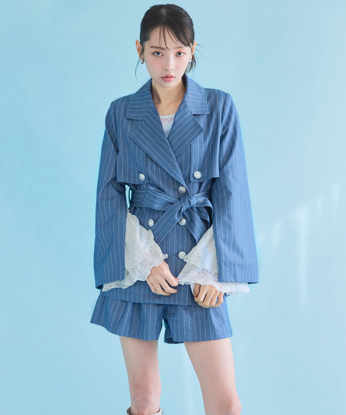 【セットアップ可能】ベーシックタックショートパンツ