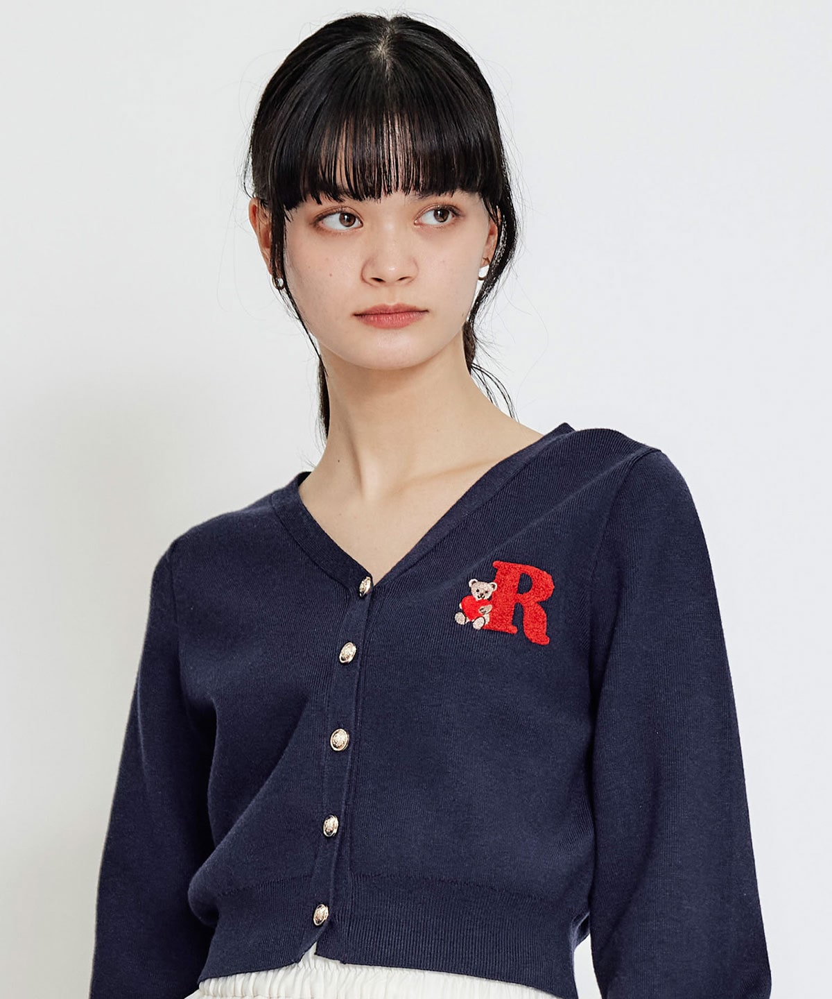 【2/13(金) 昼12時発売開始】AzelyハートVネックカーディガン