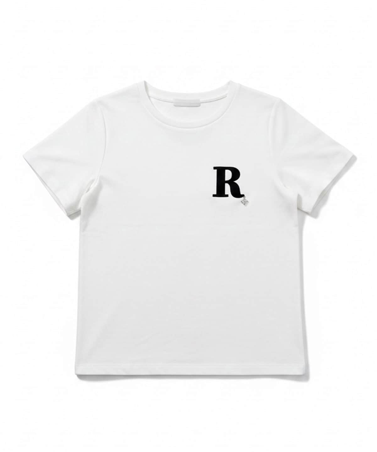 ビジューRチャームTシャツ