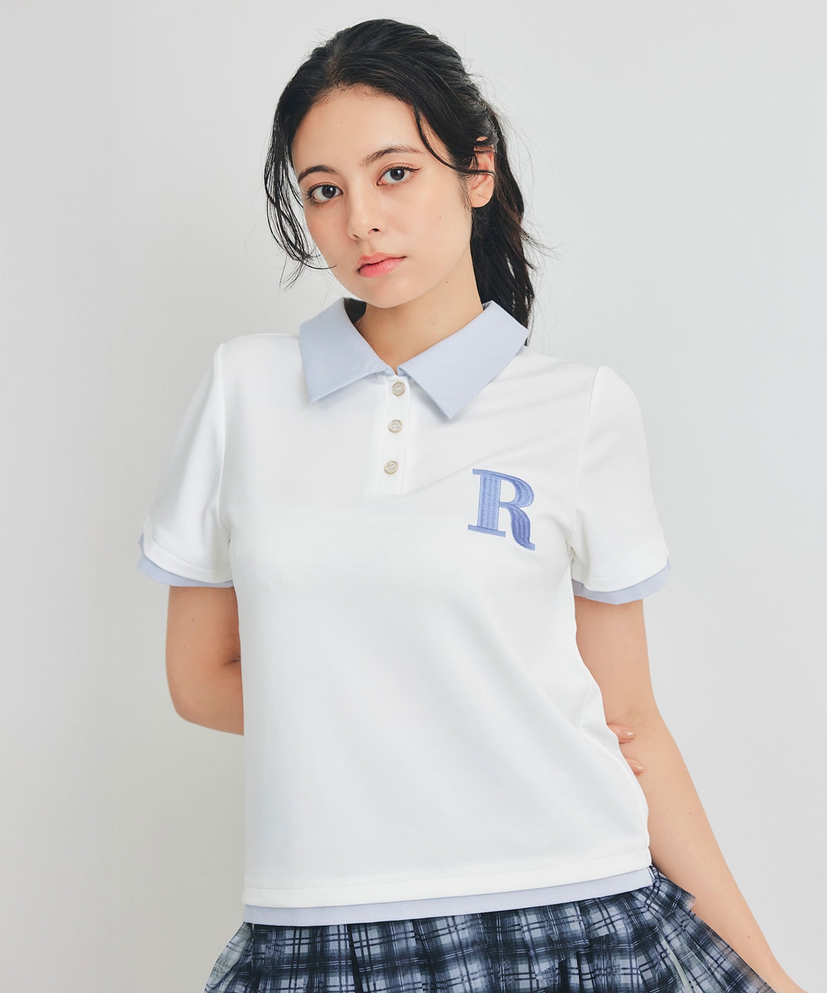 RポロレイヤードTシャツ