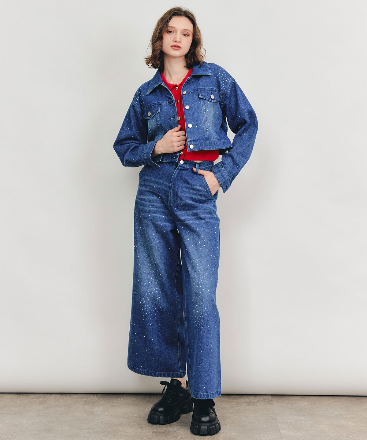【Sparkle Denim Series】スパークルデニムジャケット
