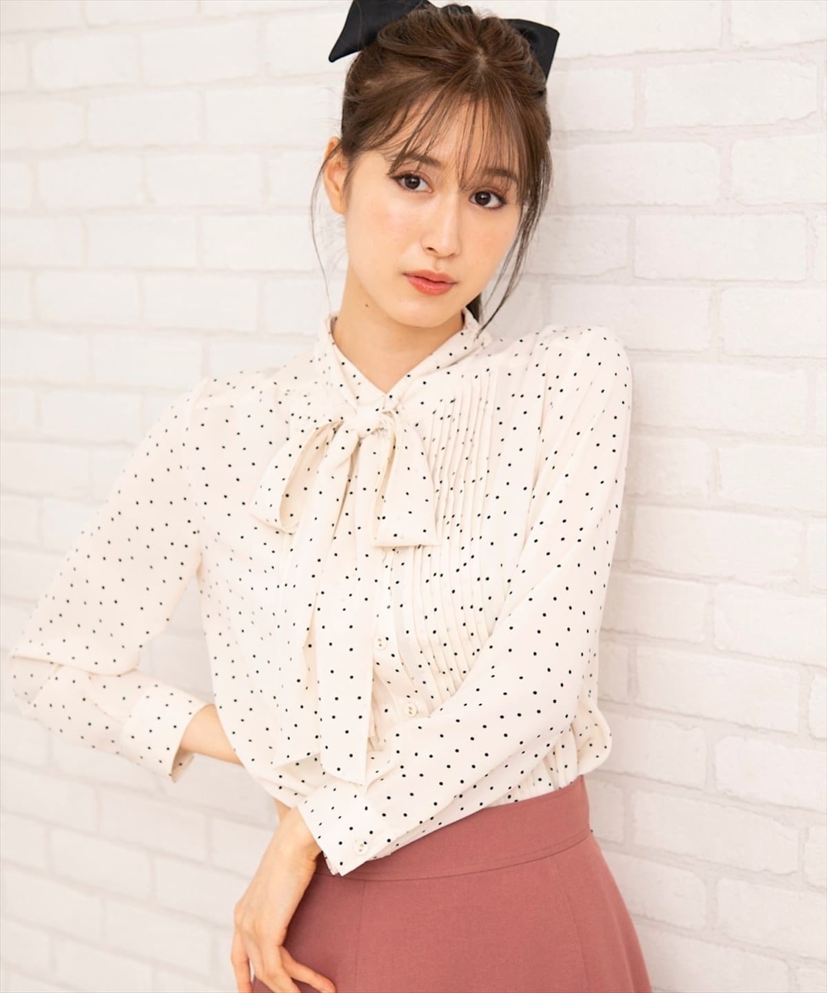 メーカー直売 ほぼ未使用 アルアバイル 白 ボウタイ ブラウス リボンブラウス シャツ ブラウス 七分 長袖 Www Qiraatafrican Com