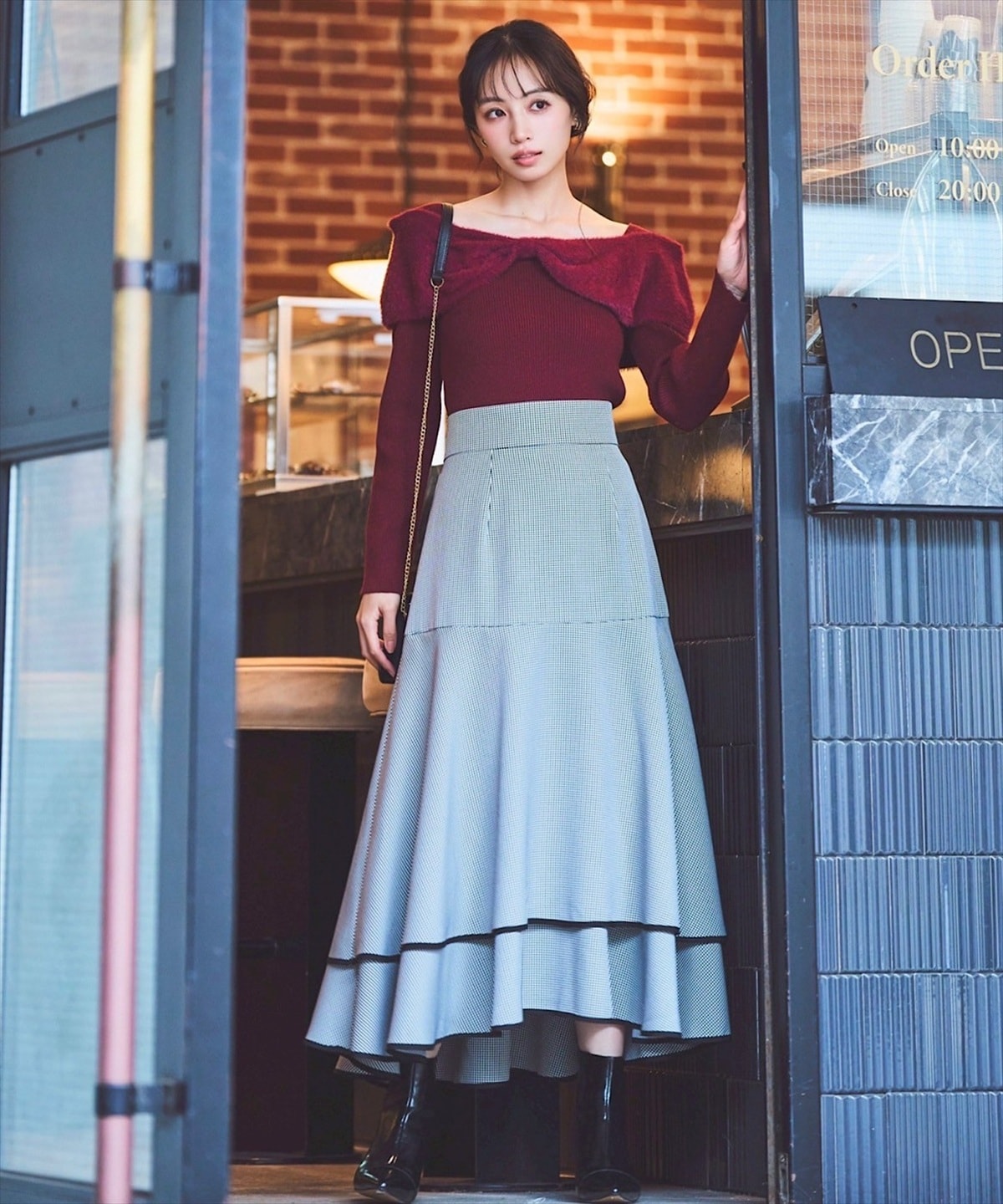 マーメイドティアードスカート