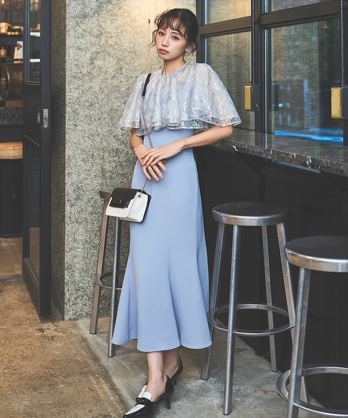 レースボレロセットアップマーメイドドレス